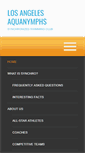 Mobile Screenshot of laaquanymphs.org